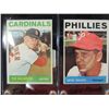 Image 1 : LOT 2 1964 TOPPS BASEBALL CARD MAUCH, MCCARVER