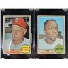 Image 1 : LOT 2 1968 TOPPS BASEBALL CARDS MORGAN & SCHOENDIT