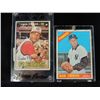 Image 1 : LOT 2 1966 & 1967 TOPPS BASEBALL CARD PINSON, FRIN