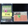 Image 2 : LOT 2 1966 & 1967 TOPPS BASEBALL CARD PINSON, FRIN