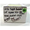 Image 2 : BOX 1970 TOPPS BASEBALL CARD 450+ CARDS
