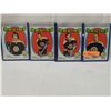 Image 1 : LOT 4 BRUINS HOCKEY PLAYER CARDS