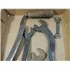 Image 2 : LOT 5 VINTAGE WRENCHES & TWO HANDLED PLANE