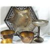 Image 4 : LOT 6 ASSORTED METAL SERVING PIECES