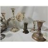 Image 3 : LOT 7 ASSORTED METAL CANDLE STICK HOLDERS TEA POT