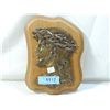 Image 1 : BRONZE JESUS WOOD WALL PLAQUE