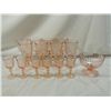 Image 1 : LOT 15 PINK DEPRESSION GLASSES