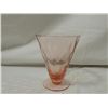 Image 2 : LOT 10 PINK DEPRESSION GLASS PARFAIT