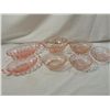 Image 2 : LOT 6 PINK DEPRESSION GLASS BOWLS & TRAY