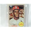 Image 1 : 1968 TOPPS BOB GIBSON #100 BASEBALL CARD
