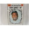 Image 2 : 1970 TOPPS HANK AARON #462 GRADED BASEBALL CARD