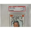 Image 3 : 1970 TOPPS HANK AARON #462 GRADED BASEBALL CARD