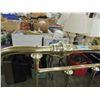 Image 3 : QUEEN BRASS FINISH HEADBOARD AND BEDFRAME