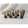 Image 1 : LOT 8 ASSORTED SAFARI ANIMAL BUSTS