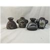 Image 1 : LOT 4 ASSORTED SMALL TERRACOTTA POTS