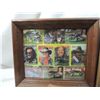 Image 2 : LOT 3 SPORTS CARDS FRAMED CARDS COLLAGE