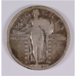 1921 STANDING LIBERTY QUARTER, VG,  NICE  KEY!