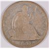 Image 1 : 1877 SEATED HALF DOLLAR, GOOD