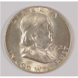 1952-S FRANKLIN HALF DOLLAR, MS-64
