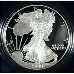 2000 PROOF SILVER AMERICAN EAGLE