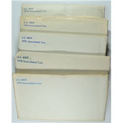 (5) MINT SETS (73, 74, 76, 78, 79)