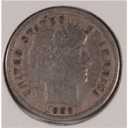 1899-O BARBER DIME XF-40