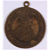Image 2 : 1695 BRASS MEDAL OF LEOPOLD - NICELY LOOPED