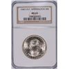 Image 1 : 1949-S Booker T Washington Commen Half Dollar NGC MS-65