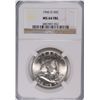 Image 1 : 1960-D FRANKLIN HALF DOLLAR, NGC MS-64 FBL