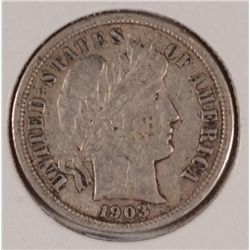 1903-O BARBER DIME XF-40