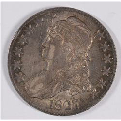 1827 BUST HALF DOLLAR AU-50