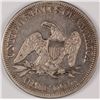 Image 2 : 1859 SEATED HALF DOLLAR AU-50