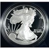 Image 1 : 2004 PROOF AMERICAN SILVER EAGLE IN  ORIGINAL BOX WITH CERT