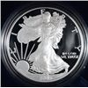 Image 1 : 2005 PROOF AMERICAN SILVER EAGLE IN  ORIGINAL BOX WITH CERT