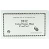 Image 4 : 2012 14 PIECE U.S. CLAD PROOF SET IN EXCELLENT ORIGINAL MINT PACKAGING, BETTER!!