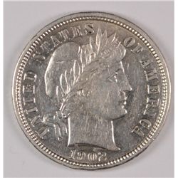 1902-O BARBER DIME MS-63