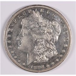 1892-S MORGAN DOLLAR AU-58+