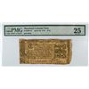 Image 1 : 1774 $1/6 MARYLAND COLONIAL CURRENCY PMG 25