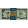 Image 1 : ( 25 ) PIECES CONSECUTIVELY NUMBERED 1976 $2.00 BILLS UNC. BICENTENNIAL ISSUE