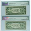 Image 2 : ( 2 ) CONSECUTIVELY NUMBER FR#2306 NORTH AFRICA NOTES, BOTH PMG 40 EPQ, RARE!!