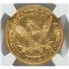 Image 3 : 1845 $5 Gold Liberty NGC AU Details (Scratches)