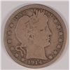 Image 1 : 1914-S BARBER QUARTER VG/F