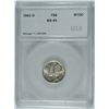 Image 1 : 1943-D MERCURY DIME SEGS MS65 FSB GEM