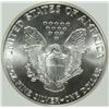 Image 3 : 1986 AMERICAN SILVER EAGLE, PCI MS-70  RARE  TRENDS PRICE $450.00