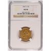 Image 1 : 1847-C $5 GOLD LIBERTY NGC AU-50