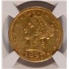 Image 2 : 1847-C $5 GOLD LIBERTY NGC AU-50