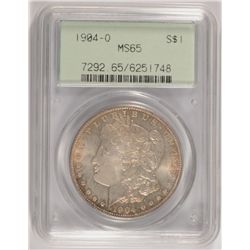 1904-O MORGAN DOLLAR PCGS MS-65 OGH