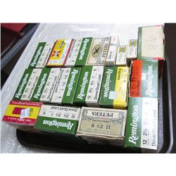 ASSORTED BOXES & SIZES OF 12GA SHOTGUN SHELLS