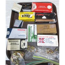 TRAY ASSORTED 10MM,25AUTO,32AUTO,45AUTO AMMO