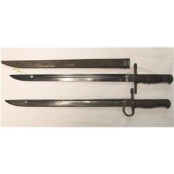 LOT OF 2 WWII JAPANESE ARISKA BAYONETS